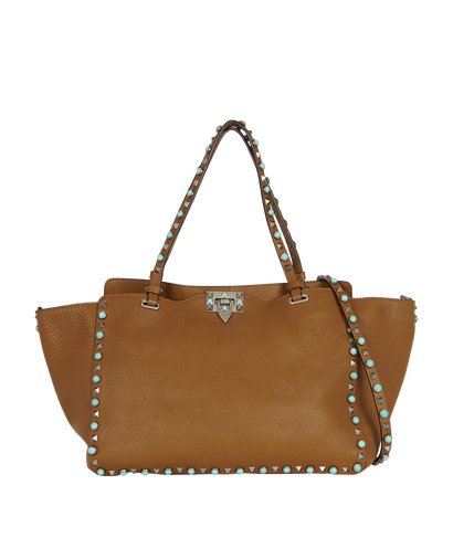 Rockstud Rolling Tote, front view